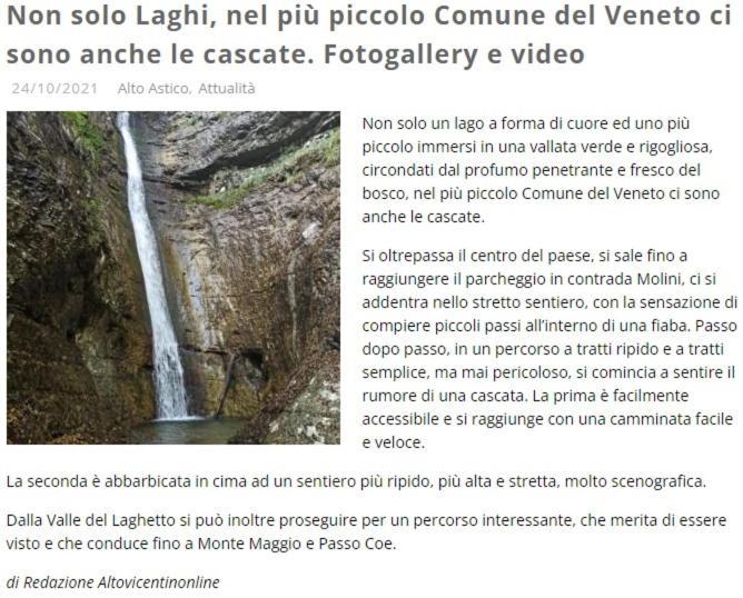 Agriturismo Val Di Ferro Arsiero Екстериор снимка